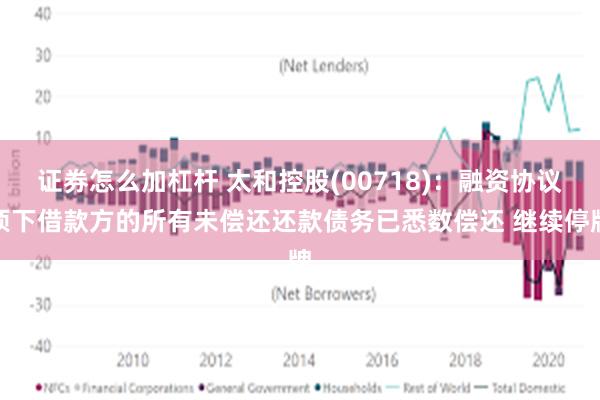 证券怎么加杠杆 太和控股(00718)：融资协议项下借款方的所有未偿还还款债务已悉数偿还 继续停牌